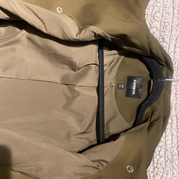 Express trench coat. Olive green. - Picture 3 of 3